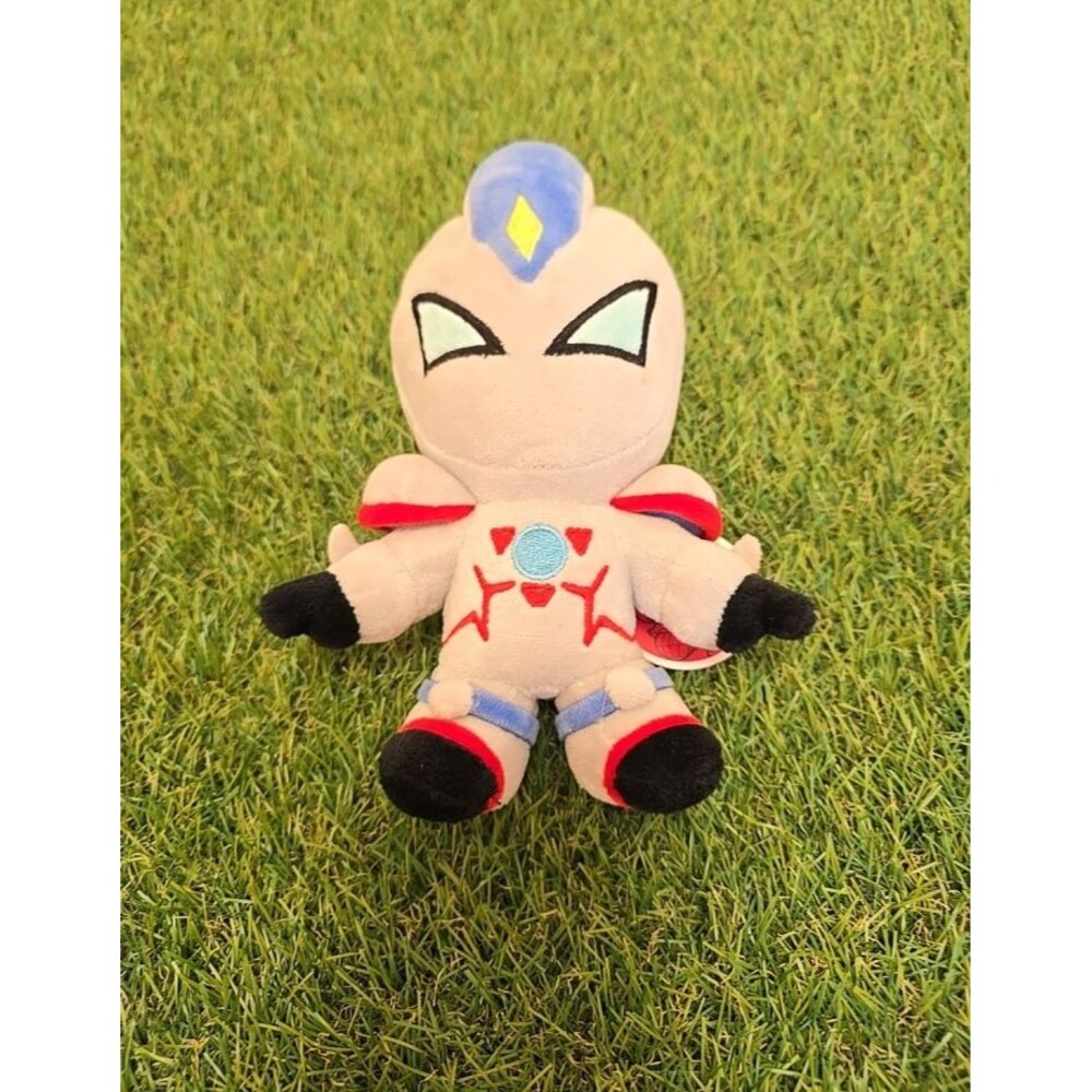 Thinknu E-Hero Space Boi Neos Gray Plush With Tag Super Rare Blue Eyes 9"